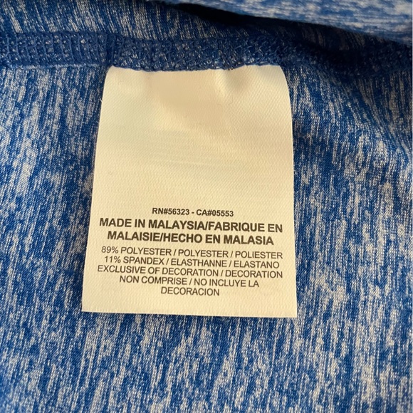 Nike Running Long Sleeve Heather Blue Dry Fit Quarter-Zip (Women’s Small) - Picture 4 of 8